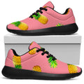 Pink Pineapple Pattern Print Walking Shoes