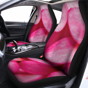 Pink Plumeria Flower Print Universal Fit Car Seat Covers