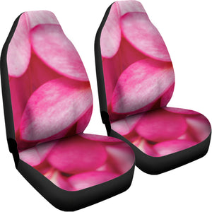 Pink Plumeria Flower Print Universal Fit Car Seat Covers