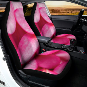 Pink Plumeria Flower Print Universal Fit Car Seat Covers