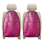 Pink Polygonal Geometric Print Car Seat Organizers