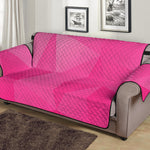 Pink Polygonal Geometric Print Sofa Protector