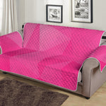 Pink Polygonal Geometric Print Sofa Protector