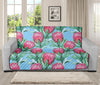 Pink Protea Pattern Print Futon Protector