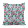 Pink Protea Pattern Print Pillow Cover