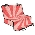 Pink Psychedelic Swirl Print Pet Car Back Seat Cover