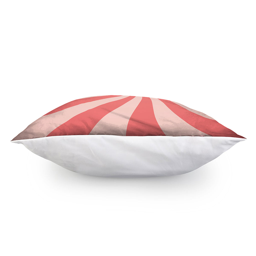 Pink Psychedelic Swirl Print Pillow Cover