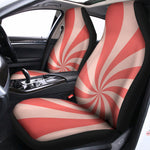 Pink Psychedelic Swirl Print Universal Fit Car Seat Covers