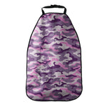 Pink Purple And Grey Camouflage Print Car Seat Organizers