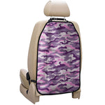 Pink Purple And Grey Camouflage Print Car Seat Organizers