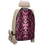 Pink Python Snakeskin Print Car Seat Organizers