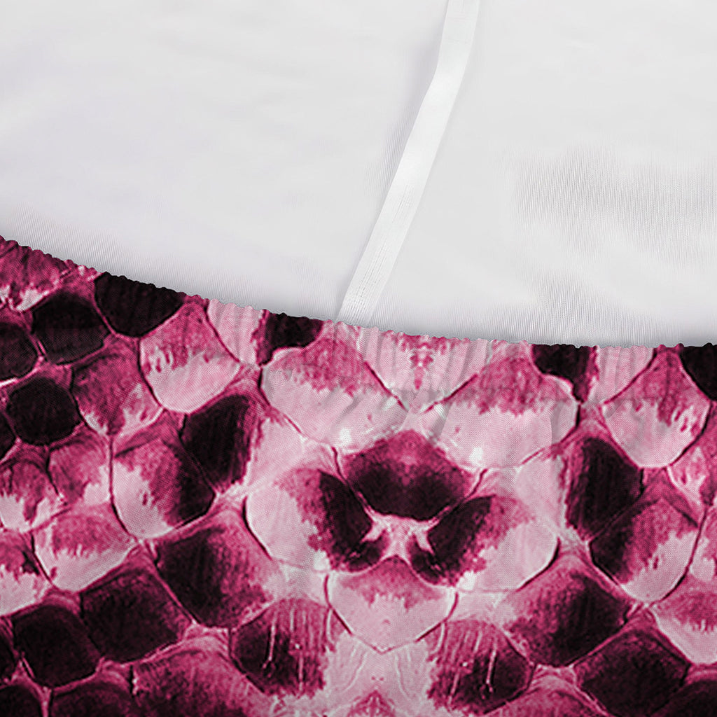Pink Python Snakeskin Print Sofa Cover