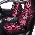 Pink Python Snakeskin Print Universal Fit Car Seat Covers