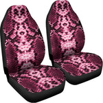 Pink Python Snakeskin Print Universal Fit Car Seat Covers