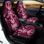 Pink Python Snakeskin Print Universal Fit Car Seat Covers