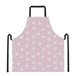 Pink Rabbit Pattern Print Apron