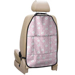 Pink Rabbit Pattern Print Car Seat Organizers
