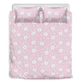 Pink Rabbit Pattern Print Duvet Cover Bedding Set