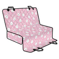 Pink Rabbit Pattern Print Pet Car Back Seat Cover