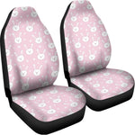 Pink Rabbit Pattern Print Universal Fit Car Seat Covers