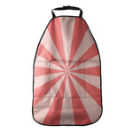 Pink Radial Rays Print Car Seat Organizers