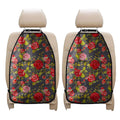 Pink Red Rose Floral Pattern Print Car Seat Organizers