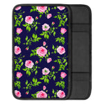 Pink Rose Floral Flower Pattern Print Car Center Console Cover