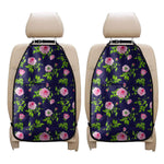 Pink Rose Floral Flower Pattern Print Car Seat Organizers