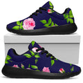 Pink Rose Floral Flower Pattern Print Walking Shoes