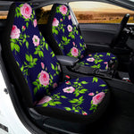 Pink Rose Floral Flower Pattern Print Universal Fit Car Seat Covers