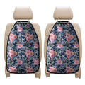 Pink Rose Flower Camouflage Print Car Seat Organizers
