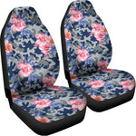 Pink Rose Flower Camouflage Print Universal Fit Car Seat Covers