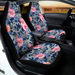 Pink Rose Flower Camouflage Print Universal Fit Car Seat Covers