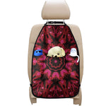 Pink Rose Kaleidoscope Print Car Seat Organizers