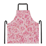Pink Rose Print Apron