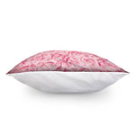 Pink Rose Print Pillow Cover