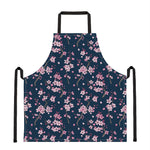 Pink Sakura Cherry Blossom Pattern Print Apron