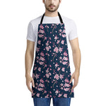 Pink Sakura Cherry Blossom Pattern Print Apron