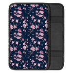 Pink Sakura Cherry Blossom Pattern Print Car Center Console Cover