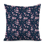 Pink Sakura Cherry Blossom Pattern Print Pillow Cover