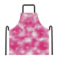 Pink Shibori Tie Dye Print Apron
