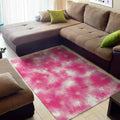 Pink Shibori Tie Dye Print Floor Mat