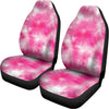 Pink Shibori Tie Dye Print Universal Fit Car Seat Covers