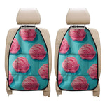 Pink Strawberry Ice Cream Print Car Seat Organizers