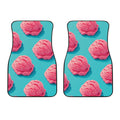 Pink Strawberry Ice Cream Print Front Car Floor Mats