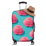 Pink Strawberry Ice Cream Print Luggage Cover