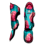 Pink Strawberry Ice Cream Print Muay Thai Shin Guard