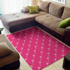 Pink Sweet Lollipop Pattern Print Area Rug
