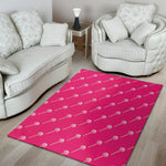 Pink Sweet Lollipop Pattern Print Area Rug