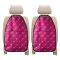 Pink Sweet Lollipop Pattern Print Car Seat Organizers